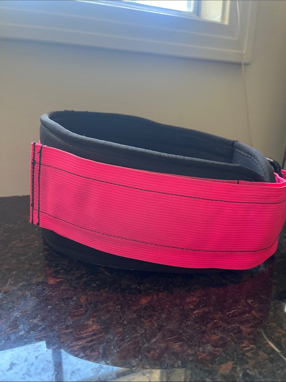 ROGUE USA NYLON WEIGHTLIFTING BELT — XS Pink - Picture 3 of 7